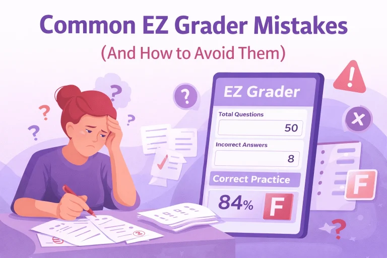 Common EZ Grader Mistakes