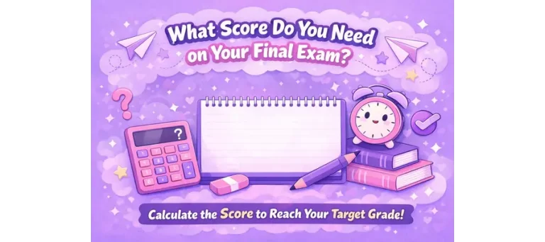 Final Exam Score Needed