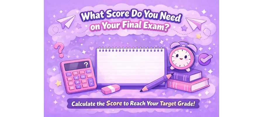 Final Exam Score Needed