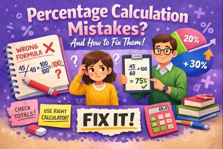 percentage calculation mistakes